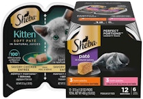 8 Sheba Cat and Kitten Food Products