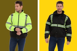 walmart bass creek outfitters safety jacket collage