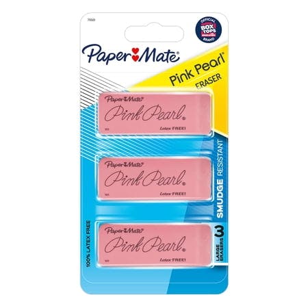 Paper Mate Pink Pearl Erasers