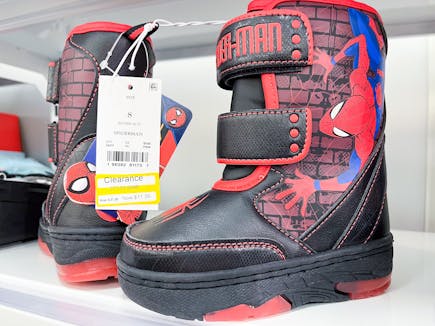 Spider-Man Winter Boots