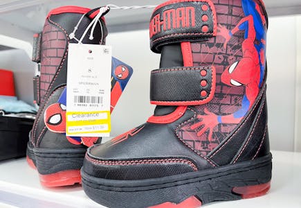 Spider-Man Winter Boots