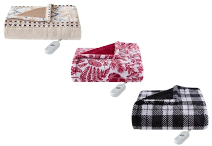 Cuddl Duds Heated Throw Blanket