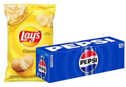 3 Pepsi + 4 Frito-Lay Items