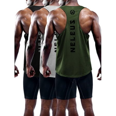 Men's Muscle Gym Tank Top 3-Pack