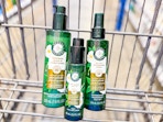 3 Herbal Essences Hair Care Products in Walmart shopping cart