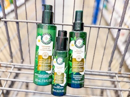 3 Herbal Essences Hair Care Products in Walmart shopping cart