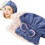 Microfiber Hair Drying Caps 2-Pack