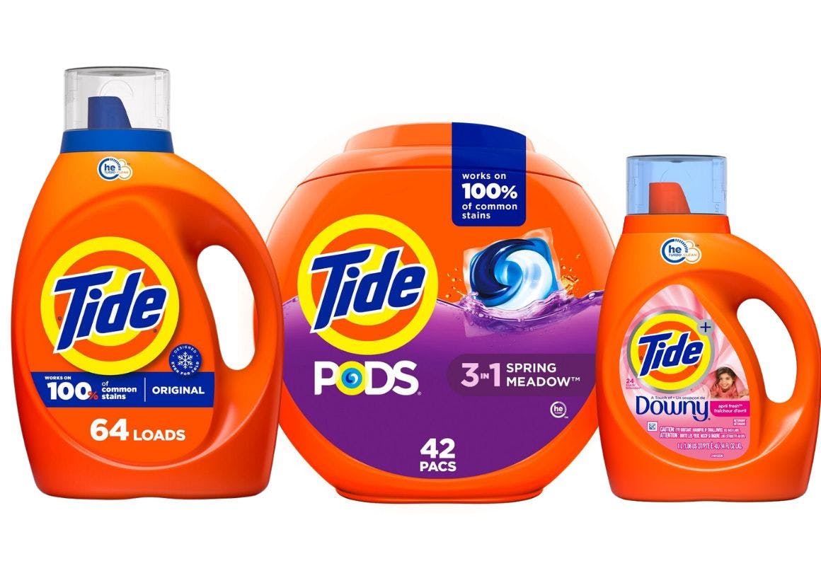 3 Tide Detergents (130 Loads)
