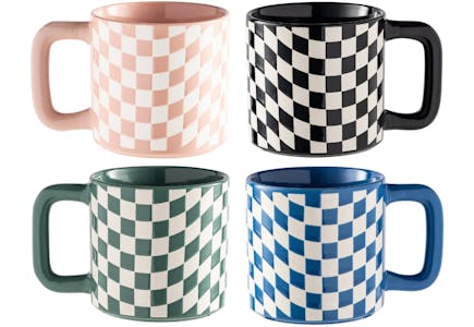 Mainstays Checkered Coffee Mug