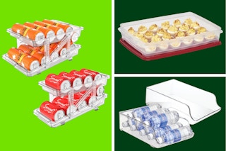 Fridge Storage available at Walmart: Soda, Eggs, Water Bottles 
