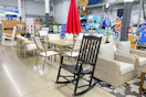 In-store area shot of patio area in Walmart