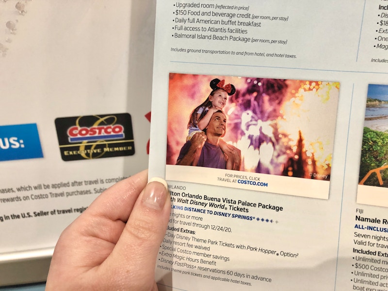 Costco travel program for Disney.