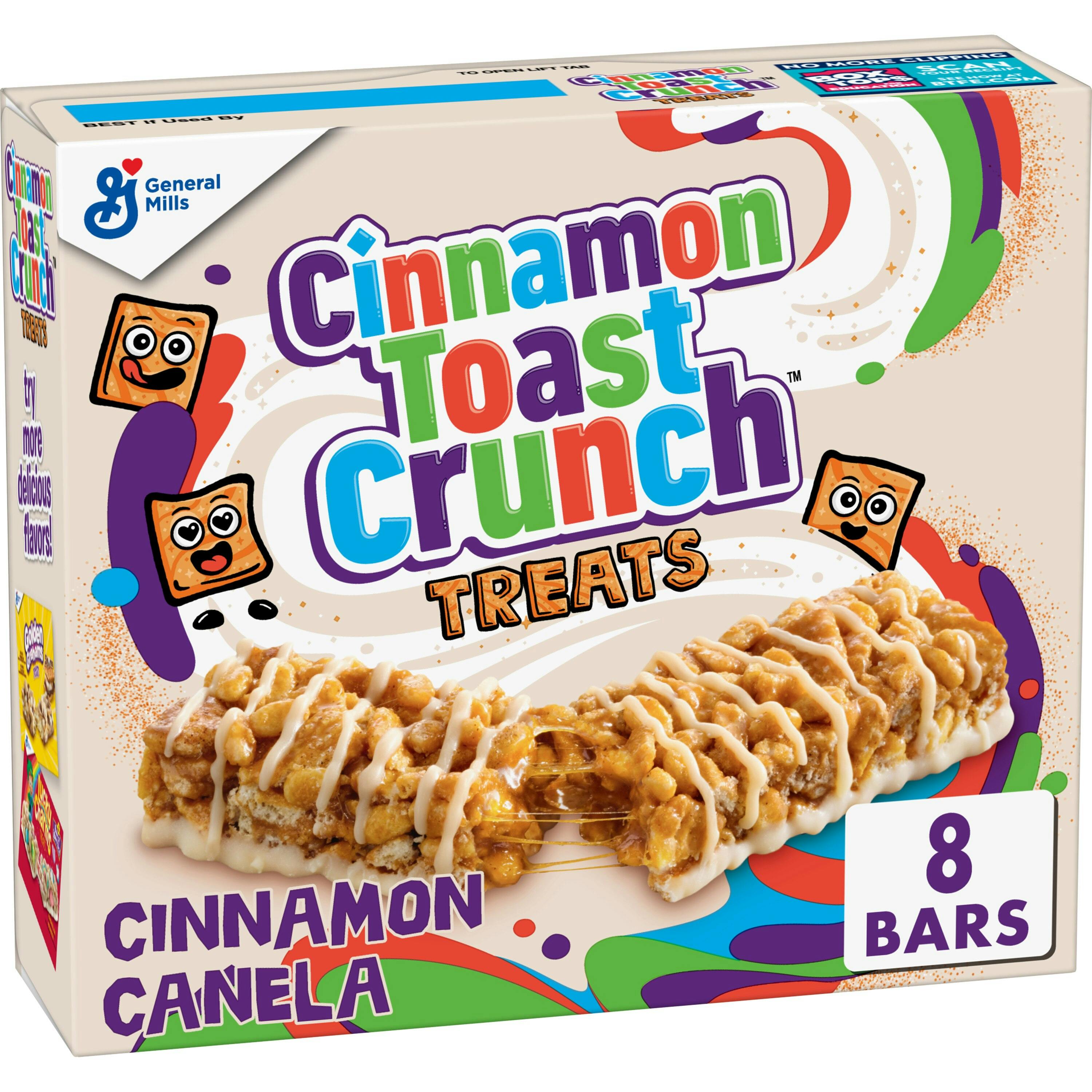 2 Cinnamon Toast Crunch Treat Bar Boxes