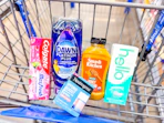 Toothpaste, Dawn, Neutrogena & Smash Kitchen condiment in Walmart shopping cart