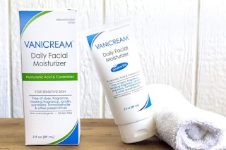 vanicream lotion sitting on table