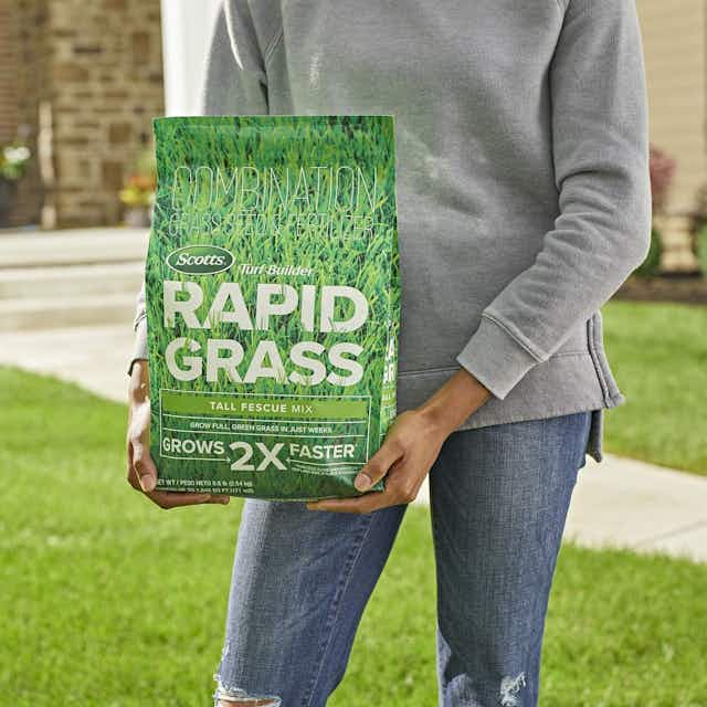 Scotts Turf Builder Rapid Grass MIx, Only $12.58 on Amazon (Reg. $39.99) card image