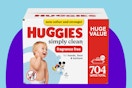 Huggies Simply Clean Baby Wipes