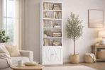 Walmart bookcase with storage