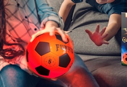 This LED Soccer Ball Is Back to $11.99 on Amazon card image