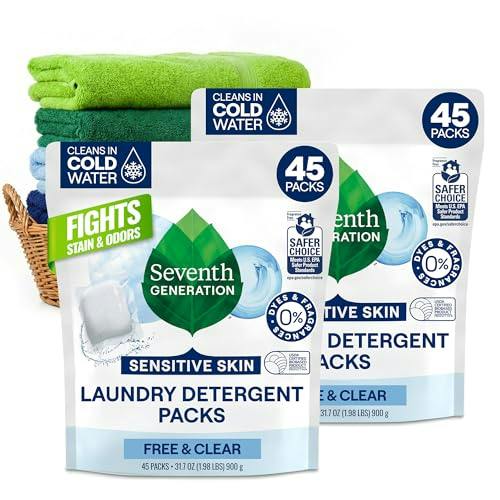 Seventh Generation Laundry Packs 2-Pack