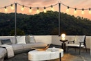 Outdoor String Light Poles