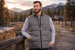 Walmart Bass Creek Outfitters men's puffer vest