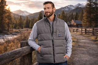 Walmart Bass Creek Outfitters men's puffer vest