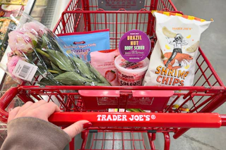 trader joes products in shopping cart
