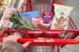 trader joes products in shopping cart
