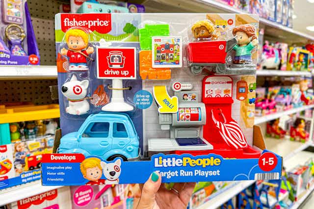 New Target Edition Toys: Little People, Polly Pocket, and Funko POP card image