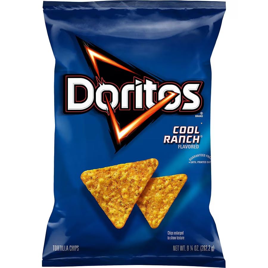 2 Doritos Chips Bags