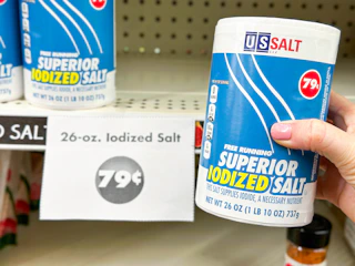 dollar tree iodized salt