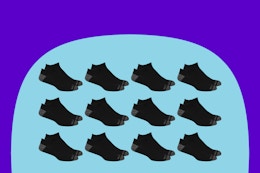 $7.98 Gets You 12 Pairs of Fruit of the Loom Men’s Socks at Walmart (Reg. $17) card image