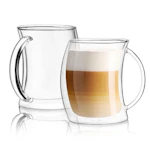 JoyJolt Caleo Glass Coffee Mugs