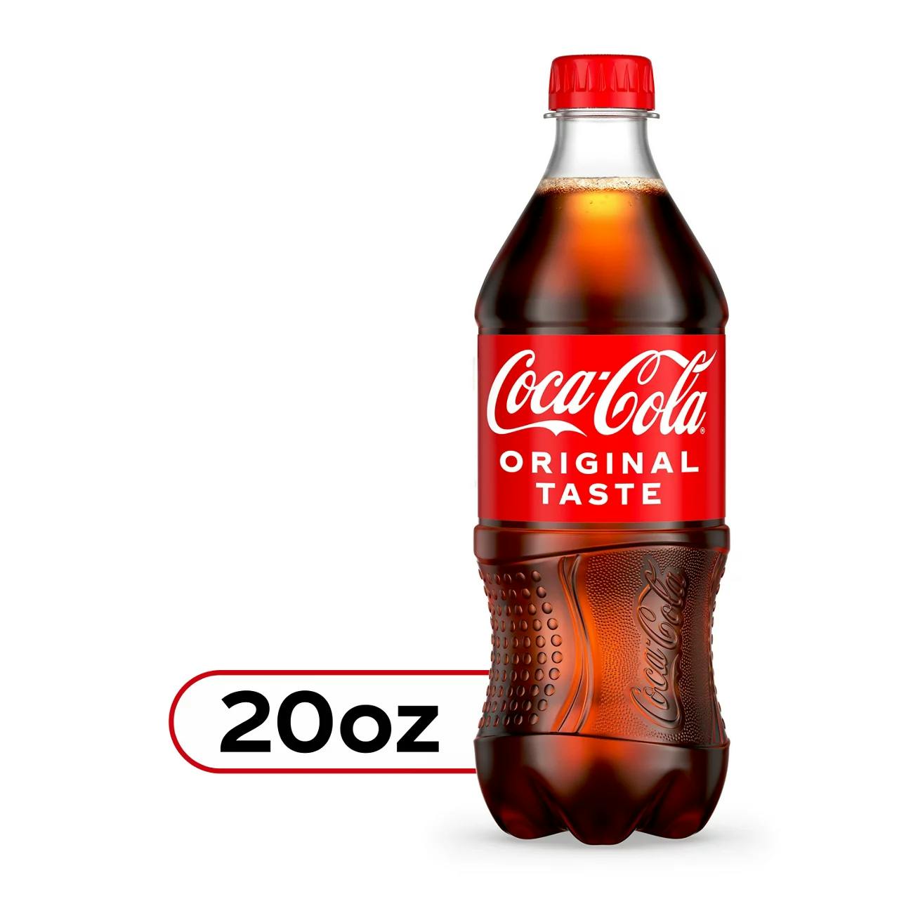 3 Coca-Cola Soda Soda Bottles