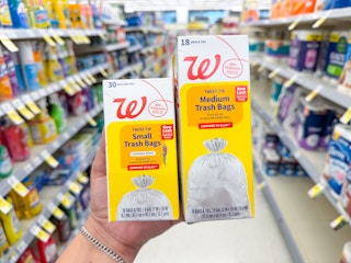 walgreens brand trash bags