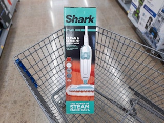 Shark Steam Mop in Walmart shopping cart
