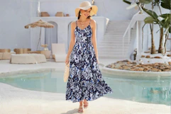 Women's Sleeveless Maxi Dress B0F3W3VKXG