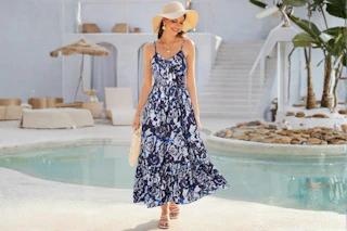 Women's Sleeveless Maxi Dress B0F3W3VKXG