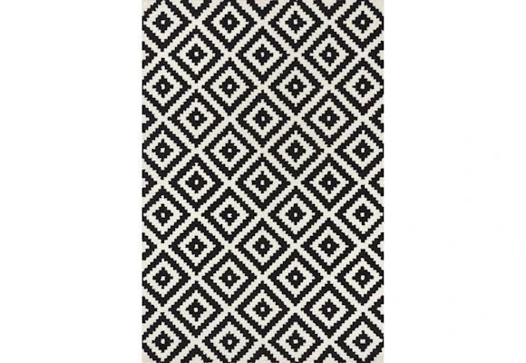 Geometric Wool 5' x 8' Rug