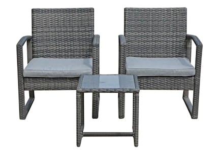 Winston Porter Rattan Seating Set