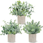 Fake Plants 3-Pack