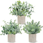 Fake Plants 3-Pack