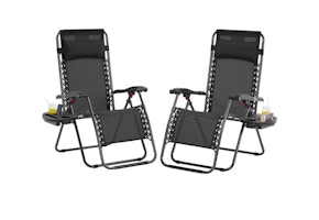 Yaheetech Zero Gravity Chair Set