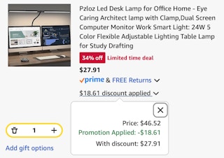desk lamp