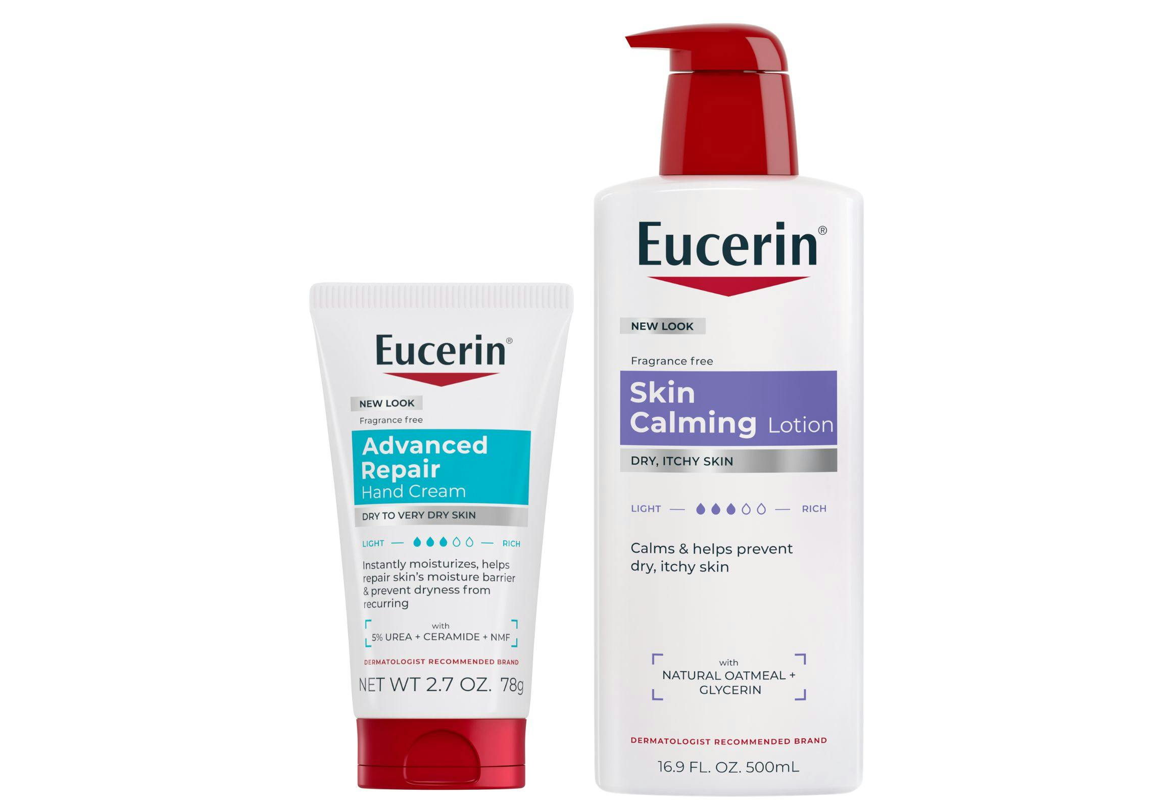 2 Eucerin Lotions
