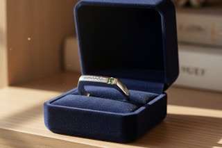 birthstone stacking ring