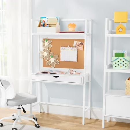 Kids Ladder Desk with Bulletin Board