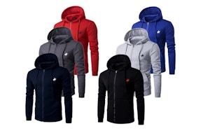 Men's Full-Zip Fleece Hoodie Set