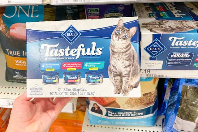 Blue Buffalo Tastefuls Pate Wet Cat Food, as Low as $17.16 on Amazon card image